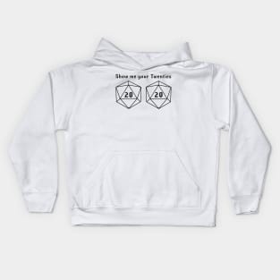 Show Me Your Twenties! Kids Hoodie